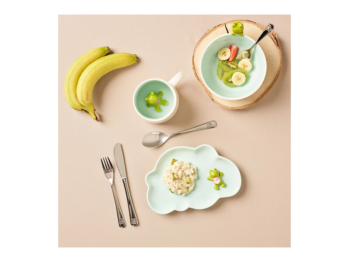 Miam Grenouille - Lot de vaisselle 3 pièces pour enfant