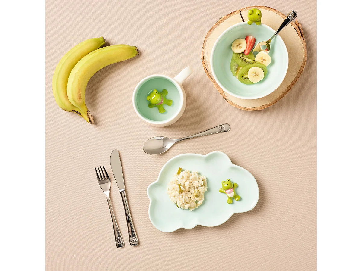 Miam Grenouille - Lot de vaisselle 3 pièces pour enfant