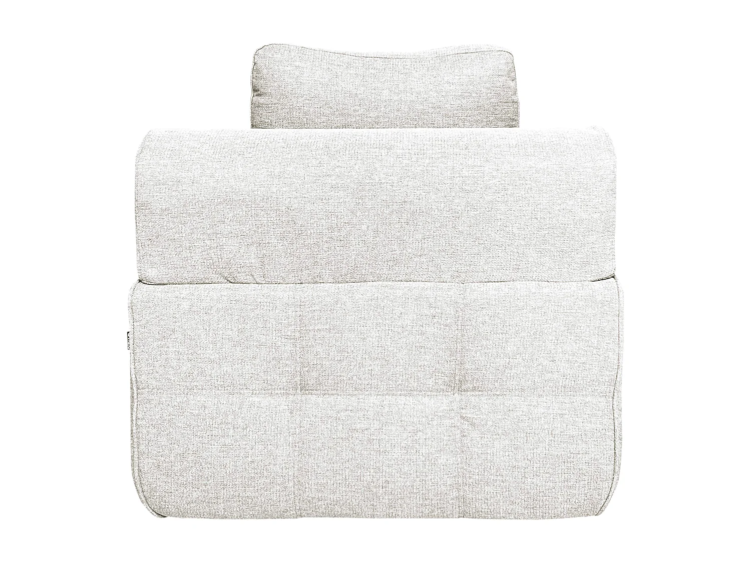 Chauffeuse pour canapé modulable 1 place en tissu écru L 83 cm