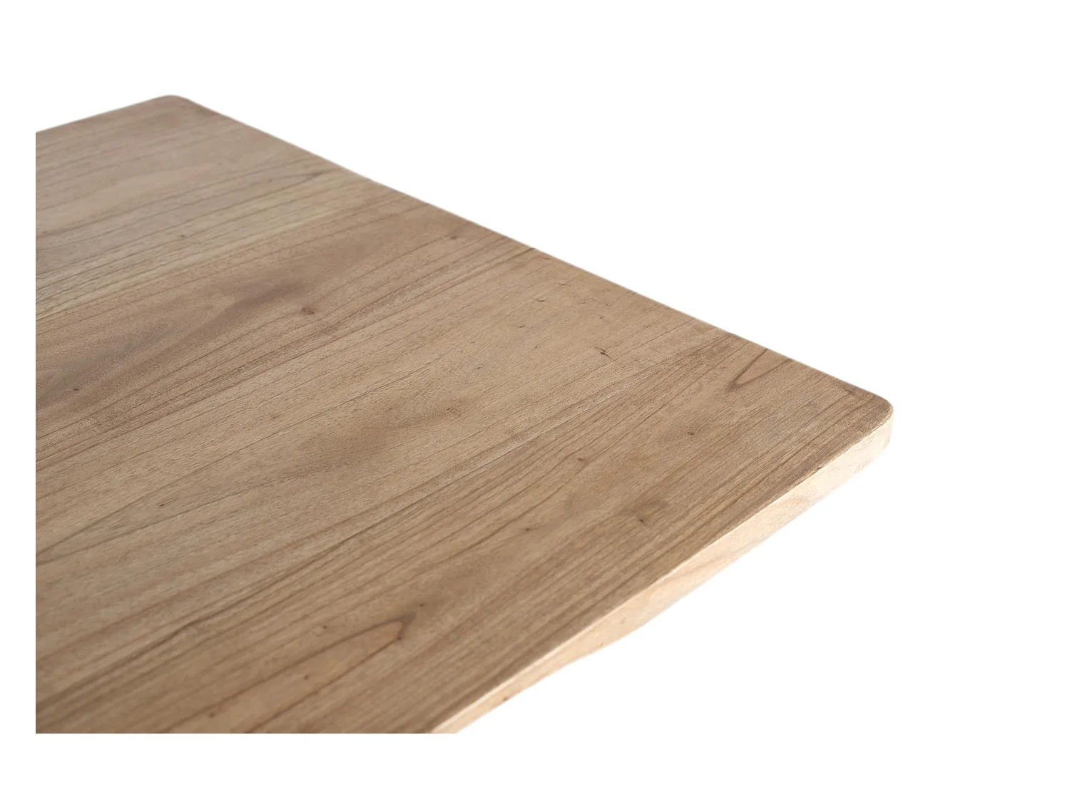 Table rectangulaire en bois de mindi massif fabriqué à la main