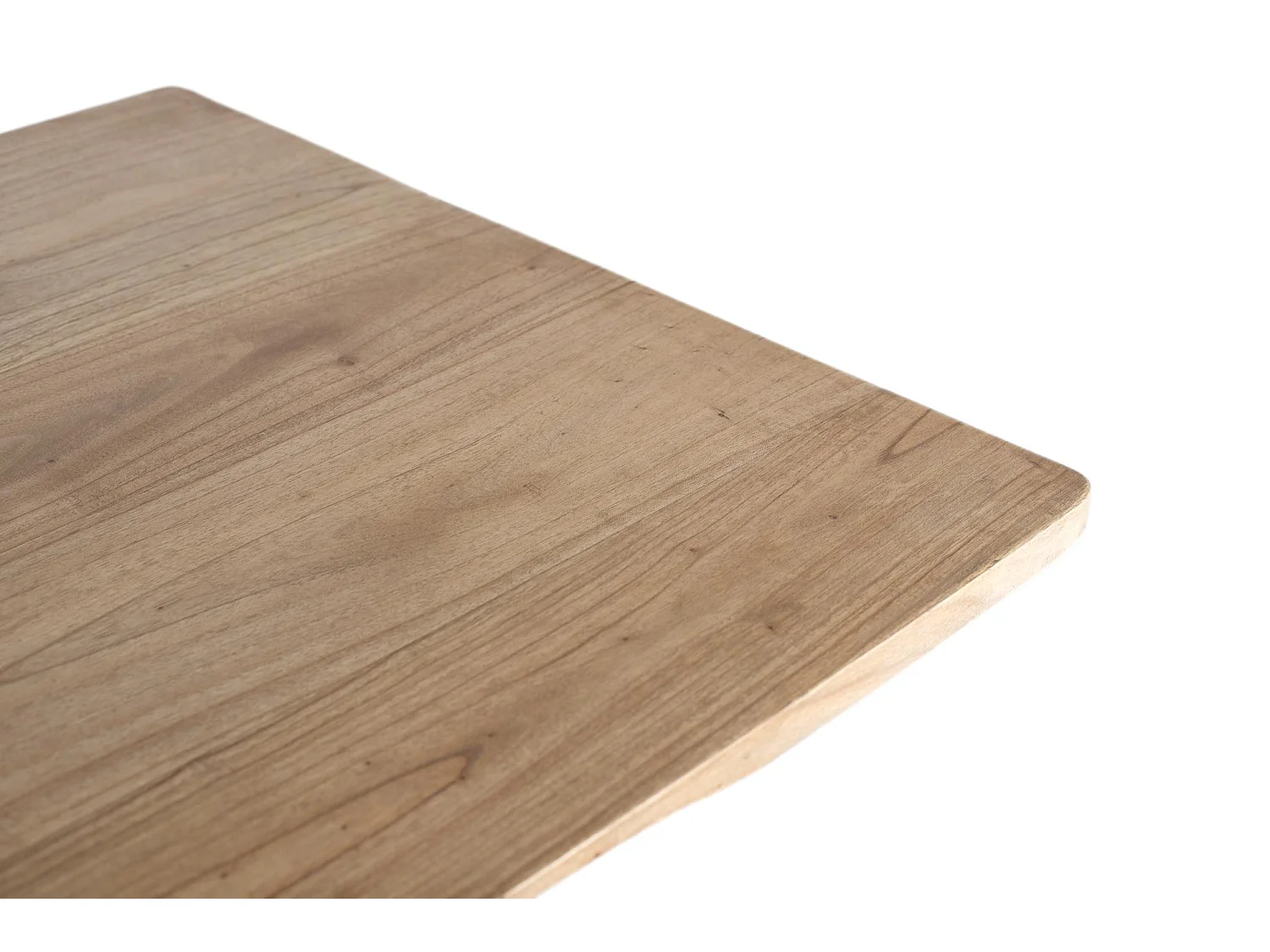 Stół prostokątny z masywu drewna mindi wykonany na bazie