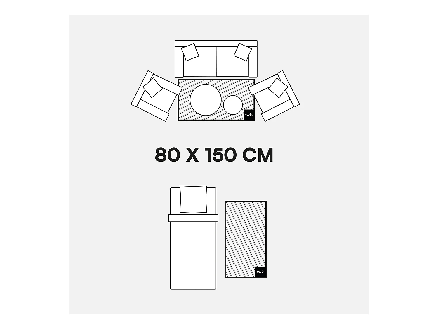 Tapis intérieur shaggy motif avec relief crème Amy 80x150cm