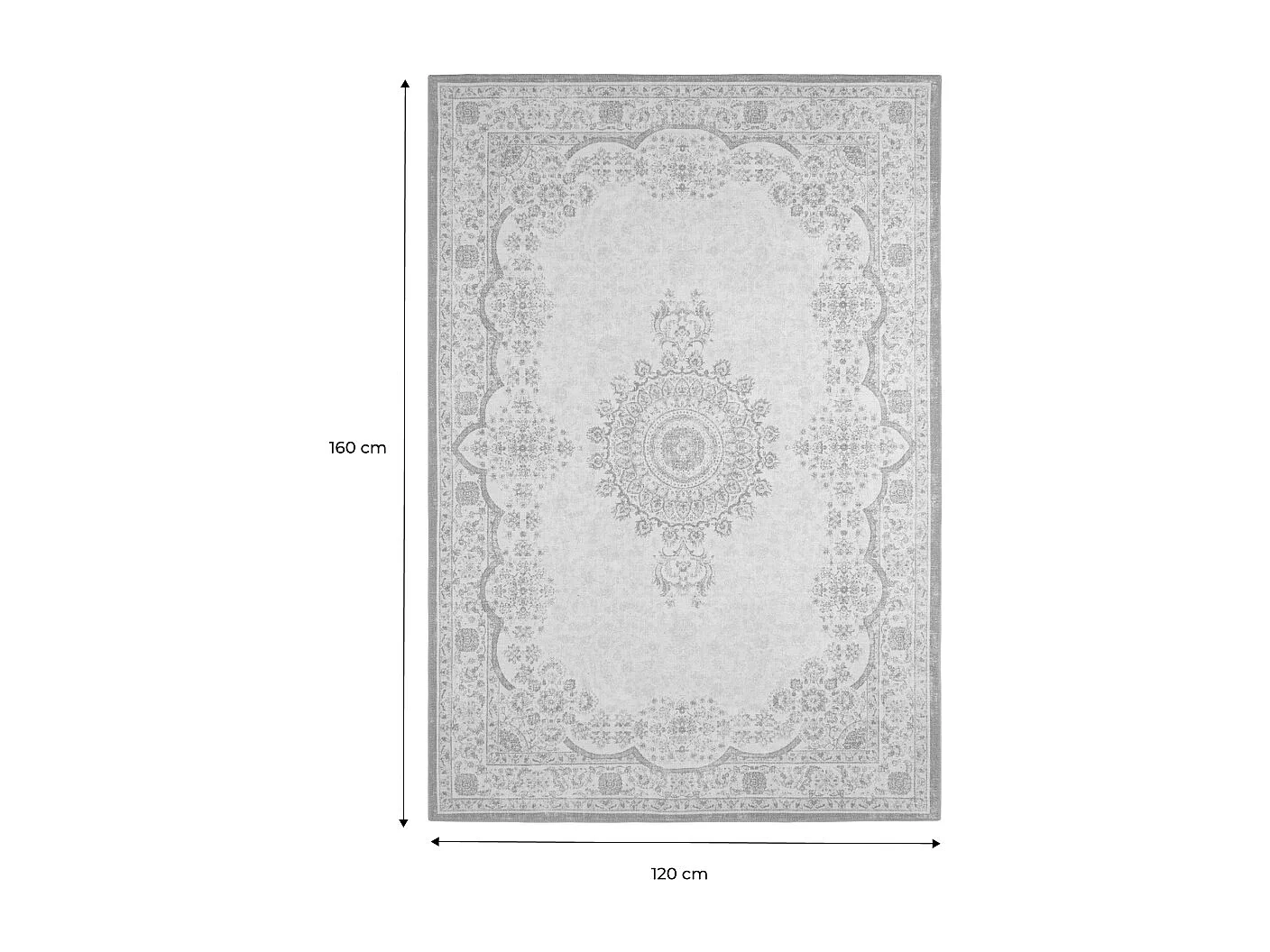 Tappeto da interno motivo barocco rosa, rosso e blu