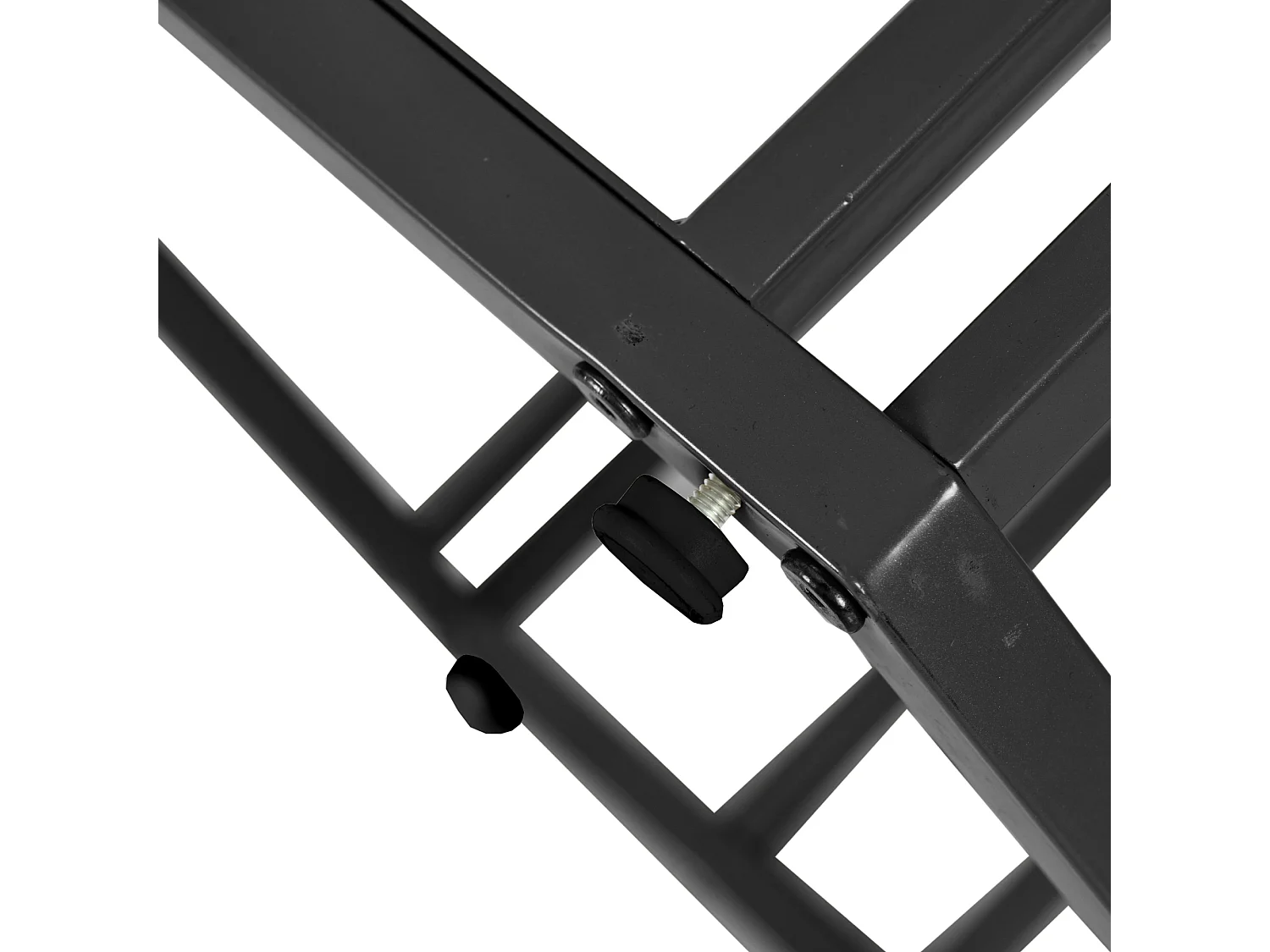 Table à manger blanc - Table à manger avec plateau hexagonal et structure en métal noir -  pour la salle à manger et le salon