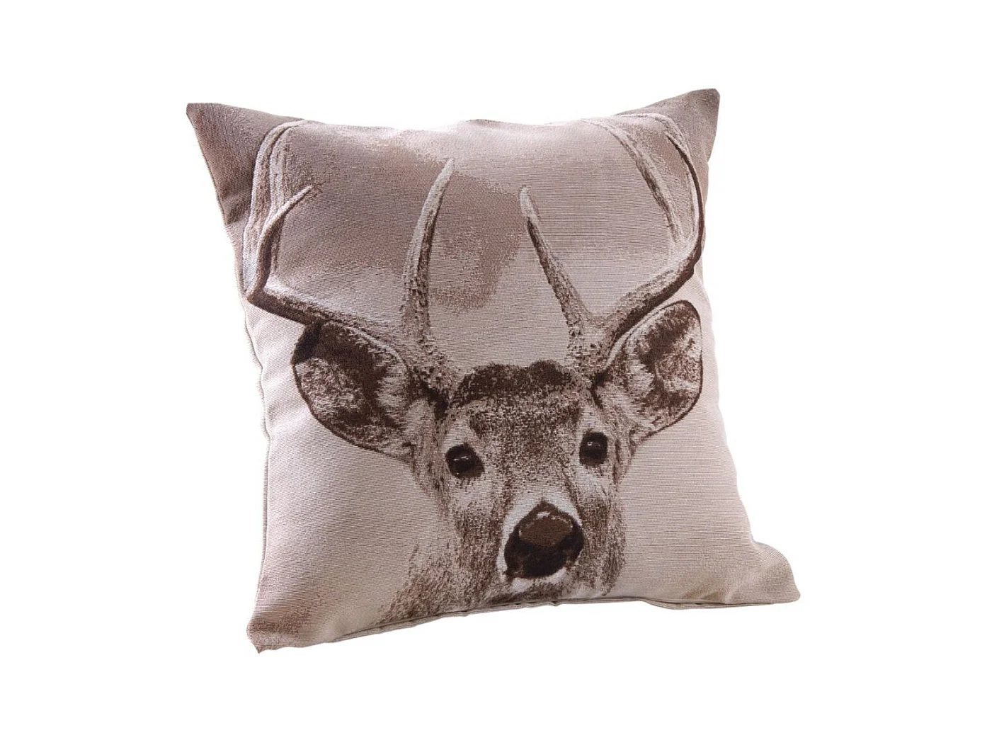 Coussin cerf en coton et polyester 60 x 60 cm (Lot de 2)