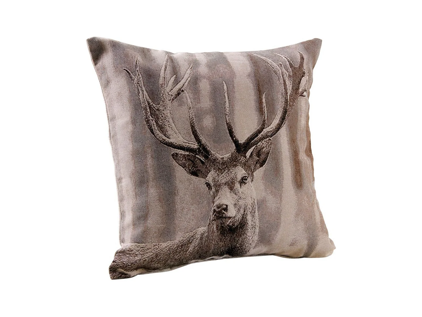 Coussin cerf en coton et polyester 60 x 60 cm (Lot de 2)