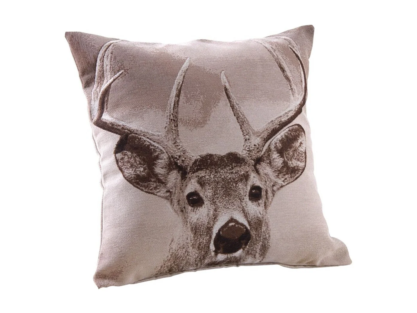 Coussin cerf en coton et polyester (Lot de 2)