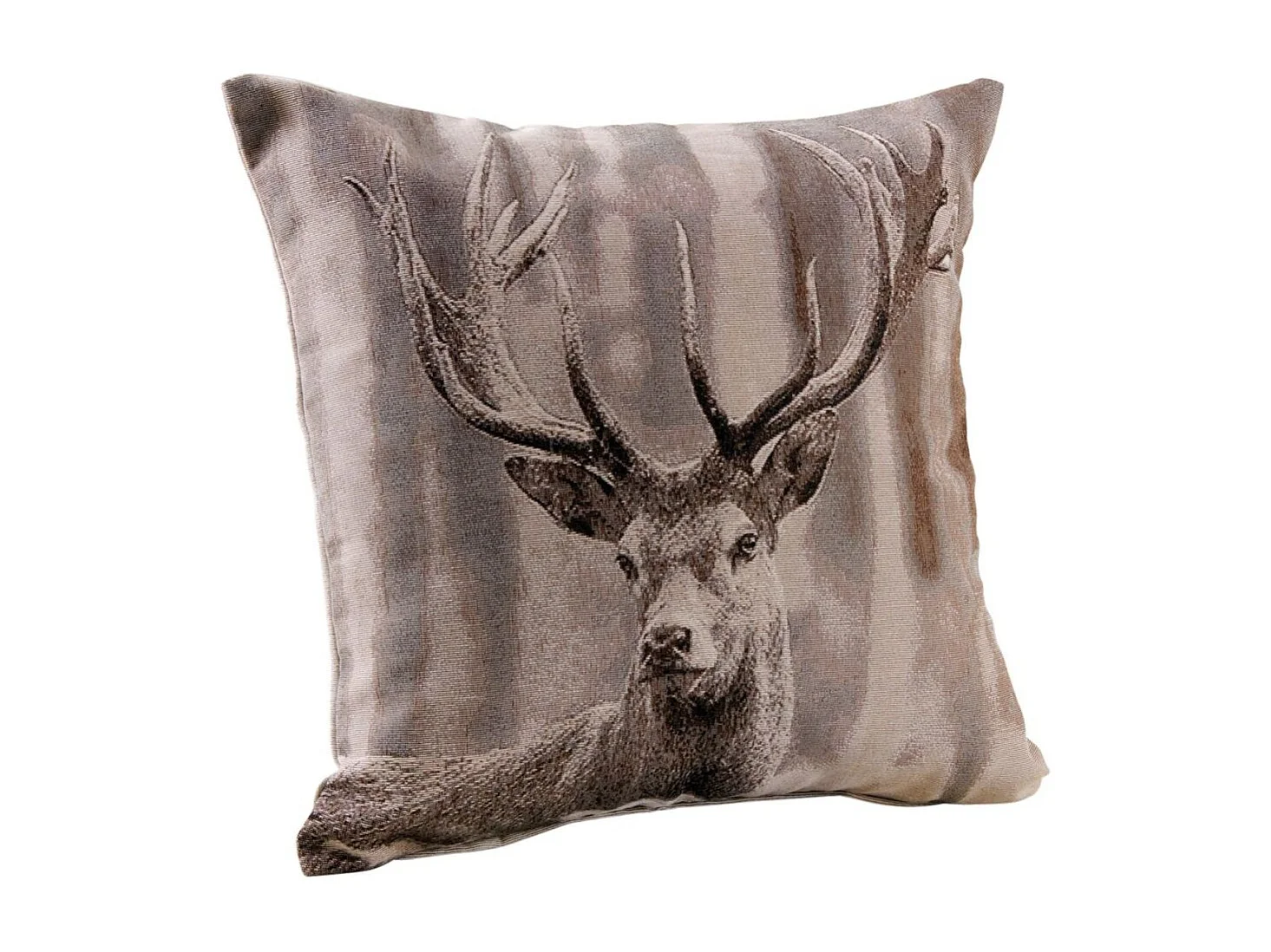 Coussin cerf en coton et polyester (Lot de 2)