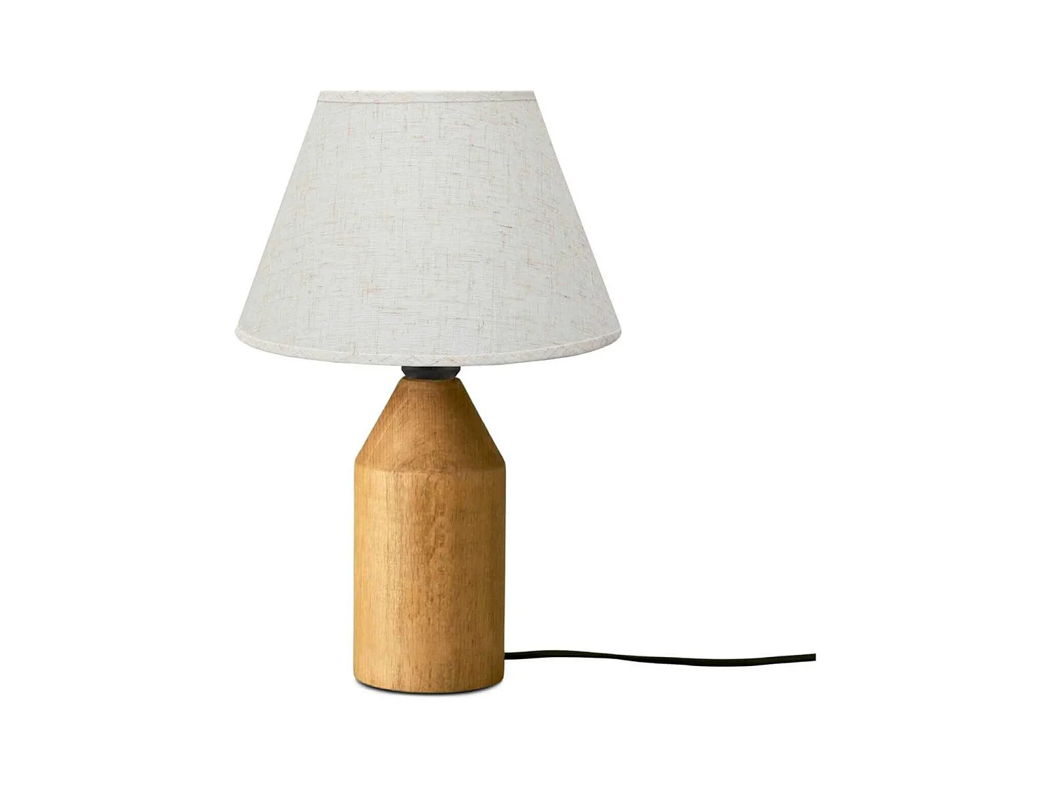 Lampe à poser en bois et PVC Serenity Modèle 1