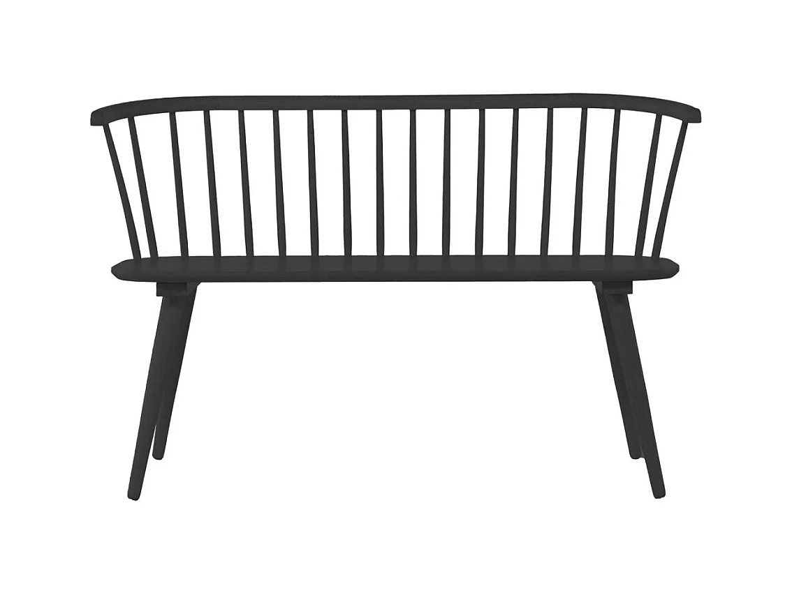 Banc Design en Bois "Bobby" 120cm Noir