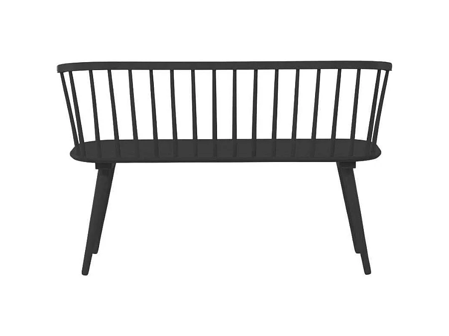 Banc Design en Bois "Bobby" 120cm Noir