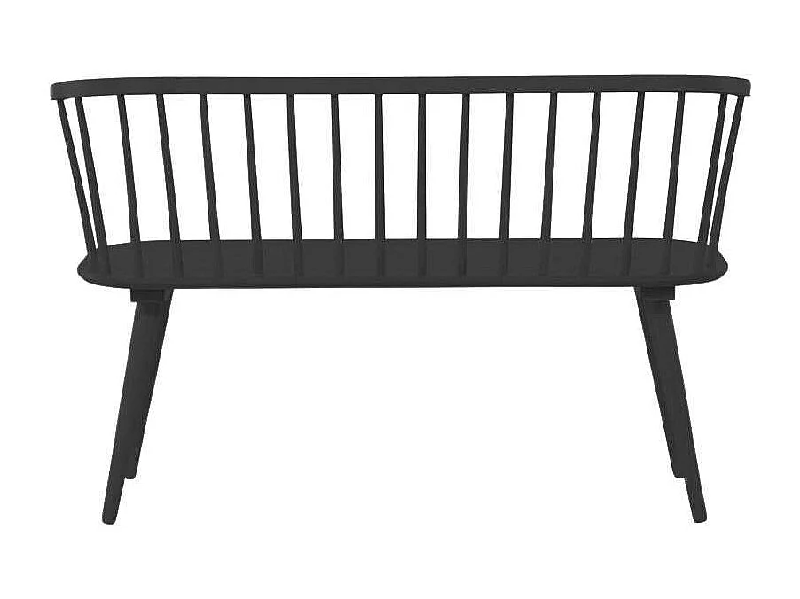 Banc Design en Bois "Bobby" 120cm Noir