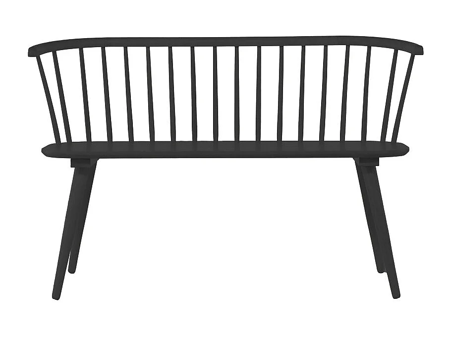 Banc Design en Bois "Bobby" 120cm Noir