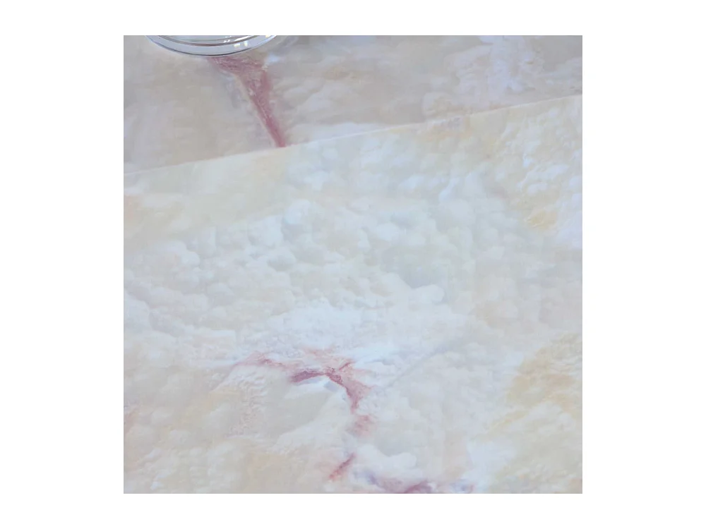 Table de Chevet Effet Pierre "York" 35cm Beige