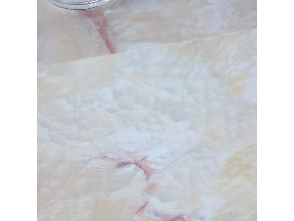 Table de Chevet Effet Pierre "York" 35cm Beige