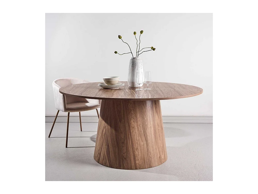 Table à Manger Ronde "Lanzo" 150cm Naturel