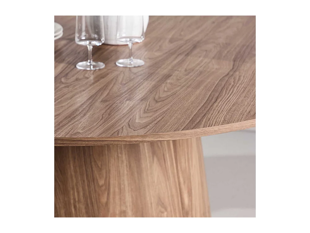 Table à Manger Ronde "Lanzo" 150cm Naturel