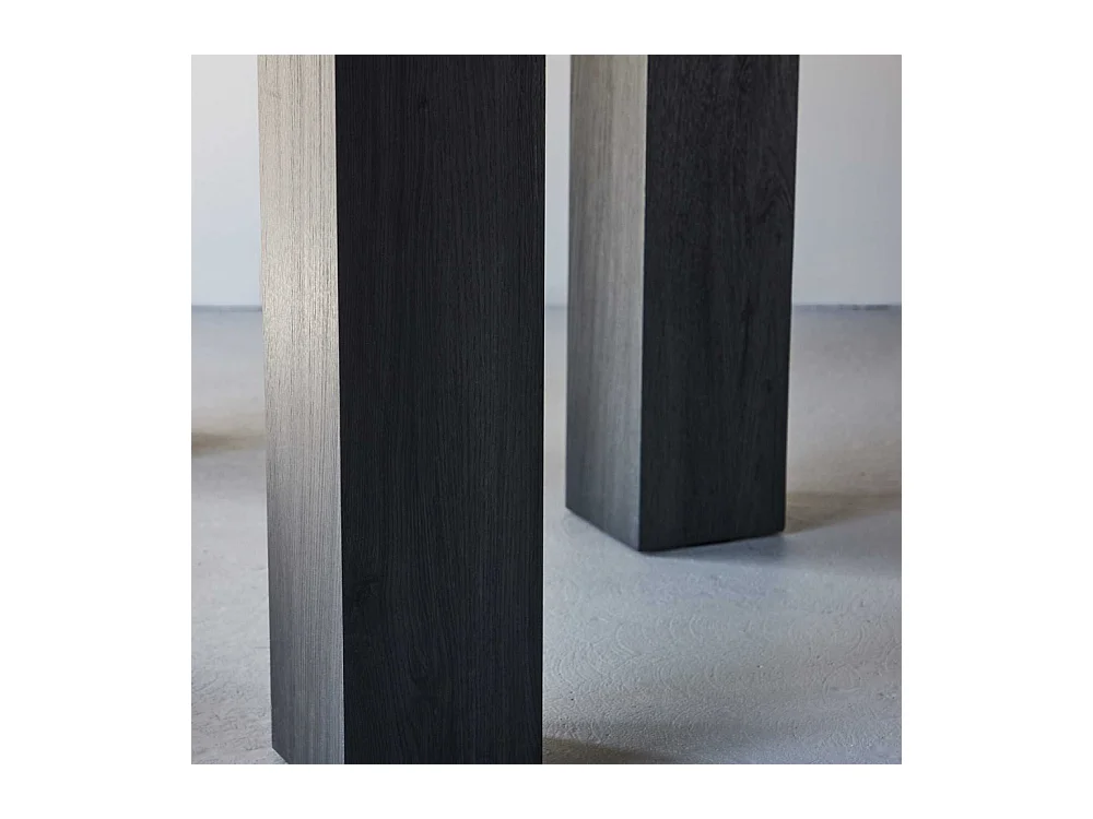 Table à Manger Design "Juno" 120cm Noir