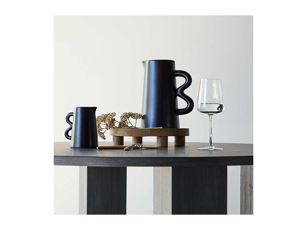 Table à Manger Design "Juno" 120cm Noir