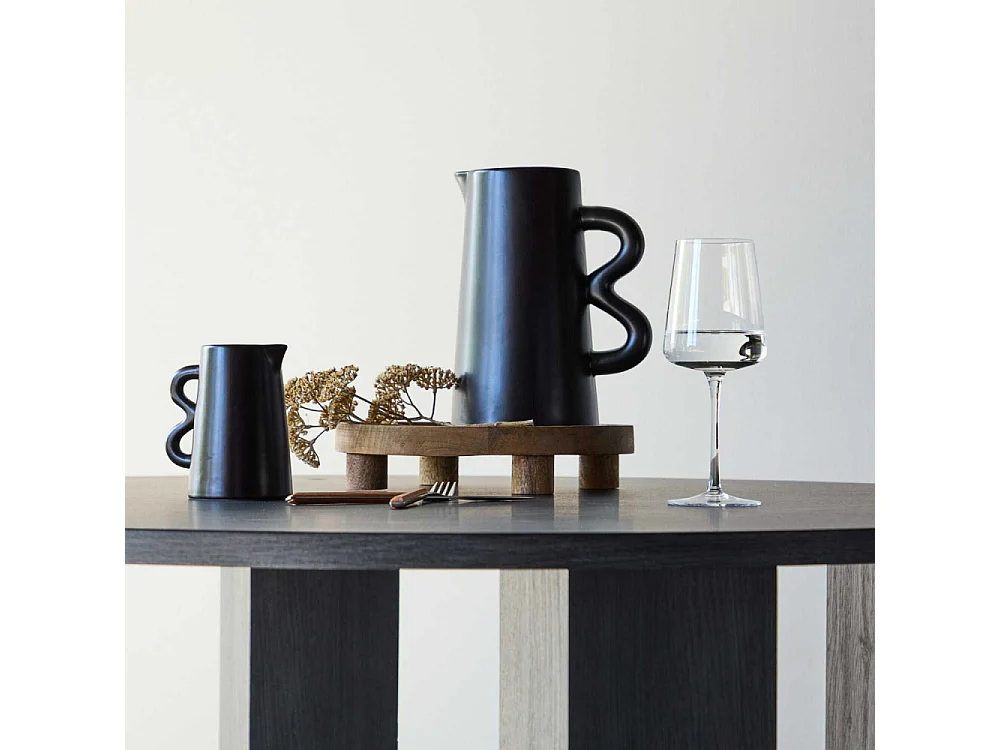 Table à Manger Design "Juno" 120cm Noir