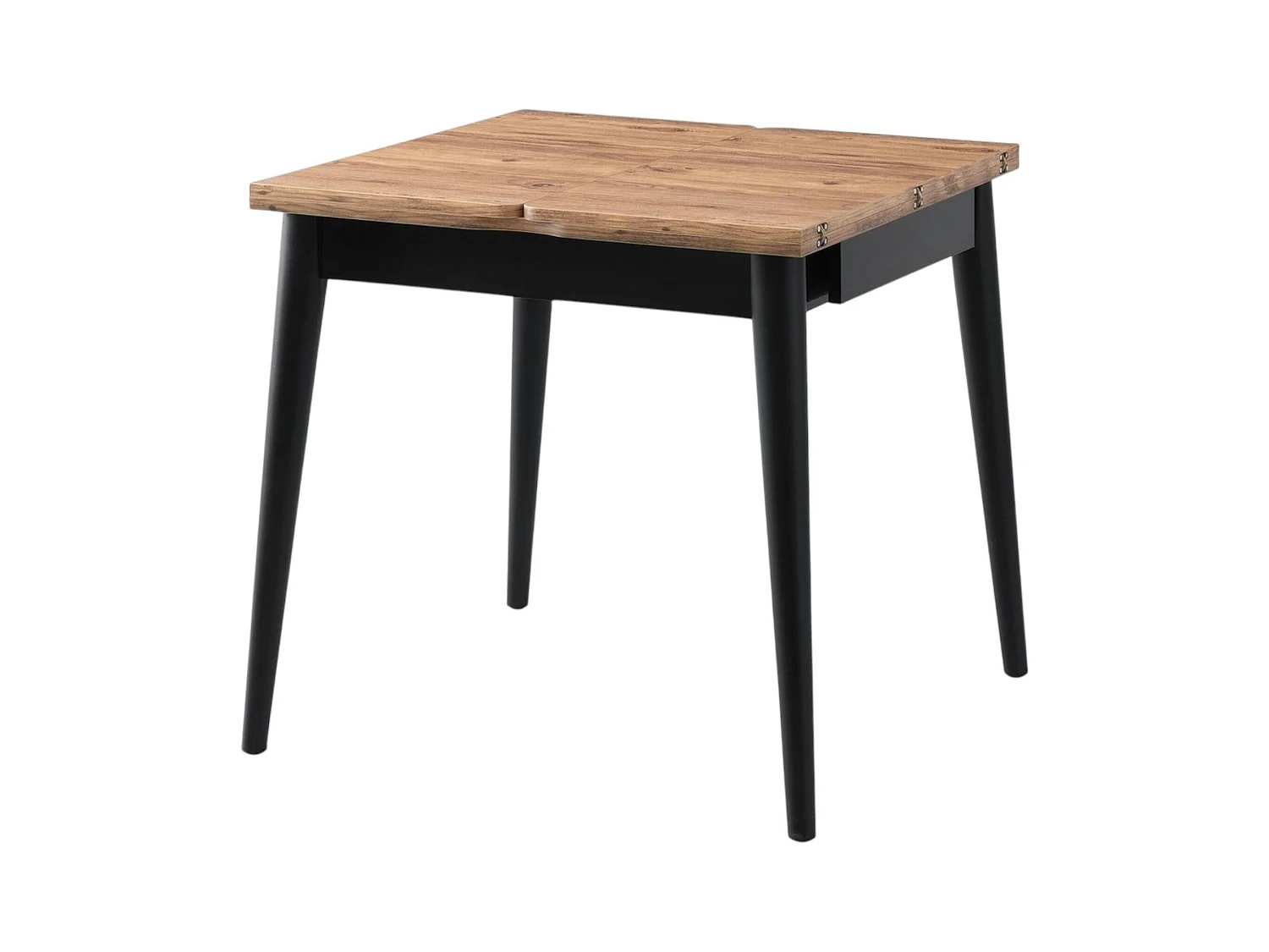 Table de cuisine extensible effet pin 80-160 cm UMEA