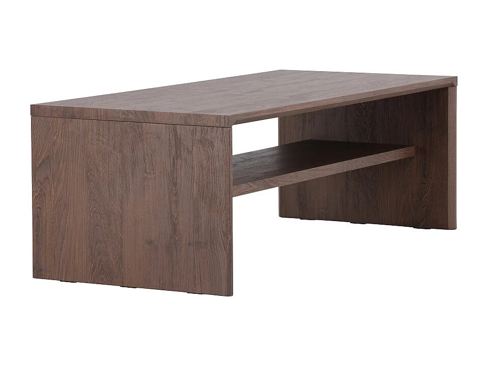 Table Basse Design "Telemarket" 100cm Marron