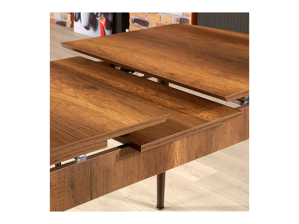 Table à manger vintage extensible 132-170 cm AROLA