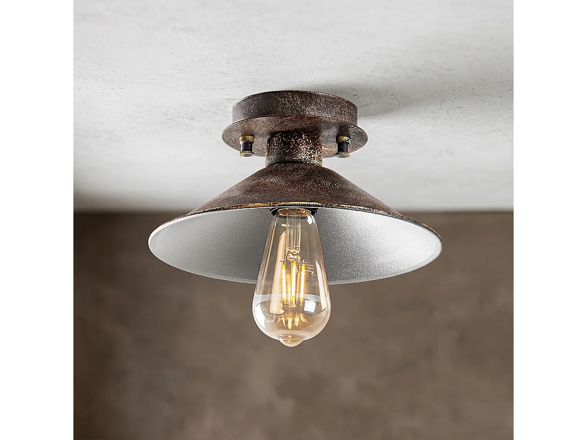 Deckenleuchte Metall E27 Vintage-Design Ostel - Vintage