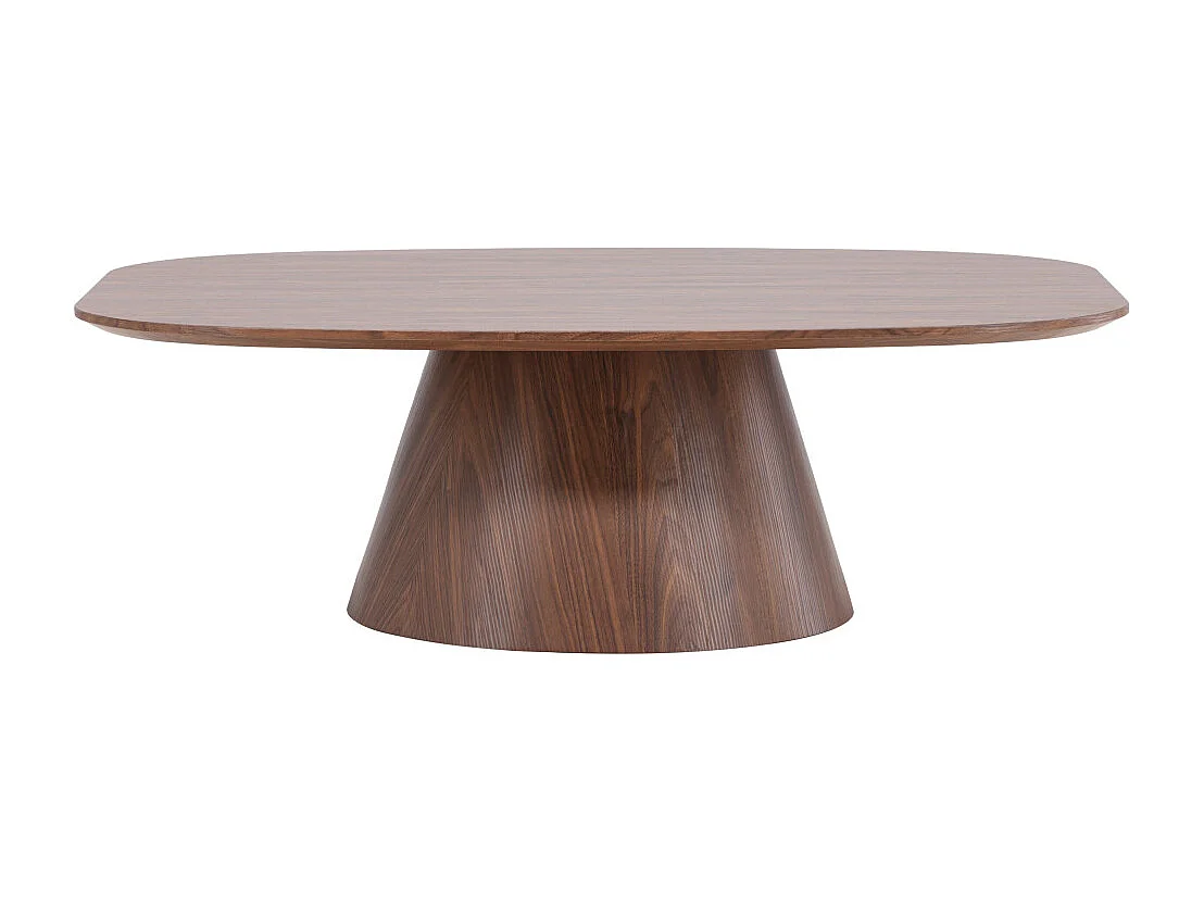 Table Basse Design "Lanzo" 120cm Marron