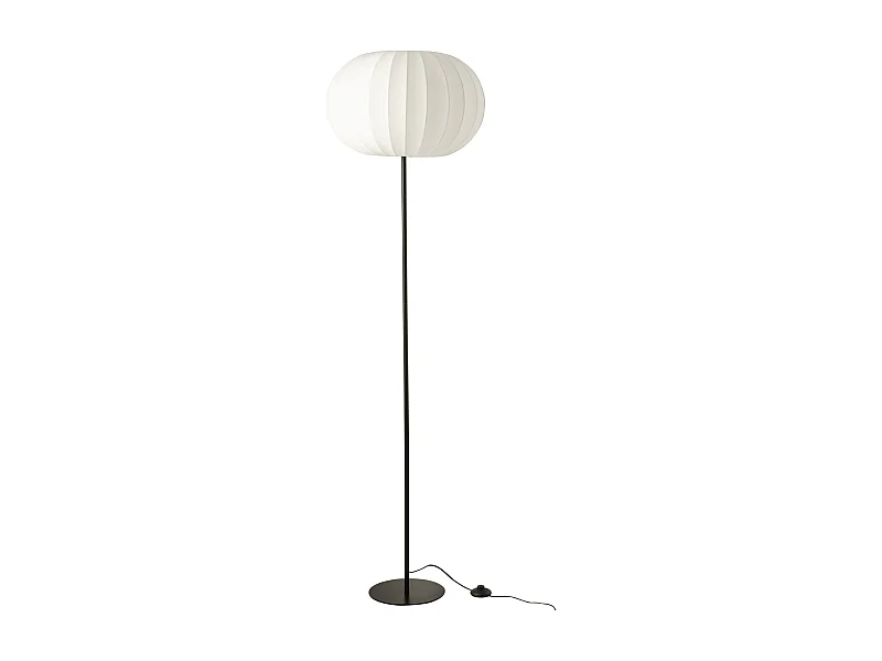 Lampadaire Lanterne en Métal "Shirley" 173cm Blanc