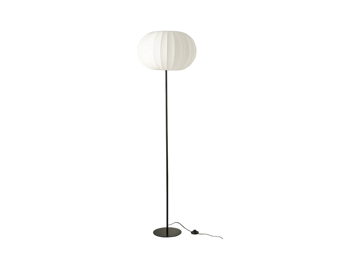 Lampadaire Lanterne en Métal "Shirley" 173cm Blanc