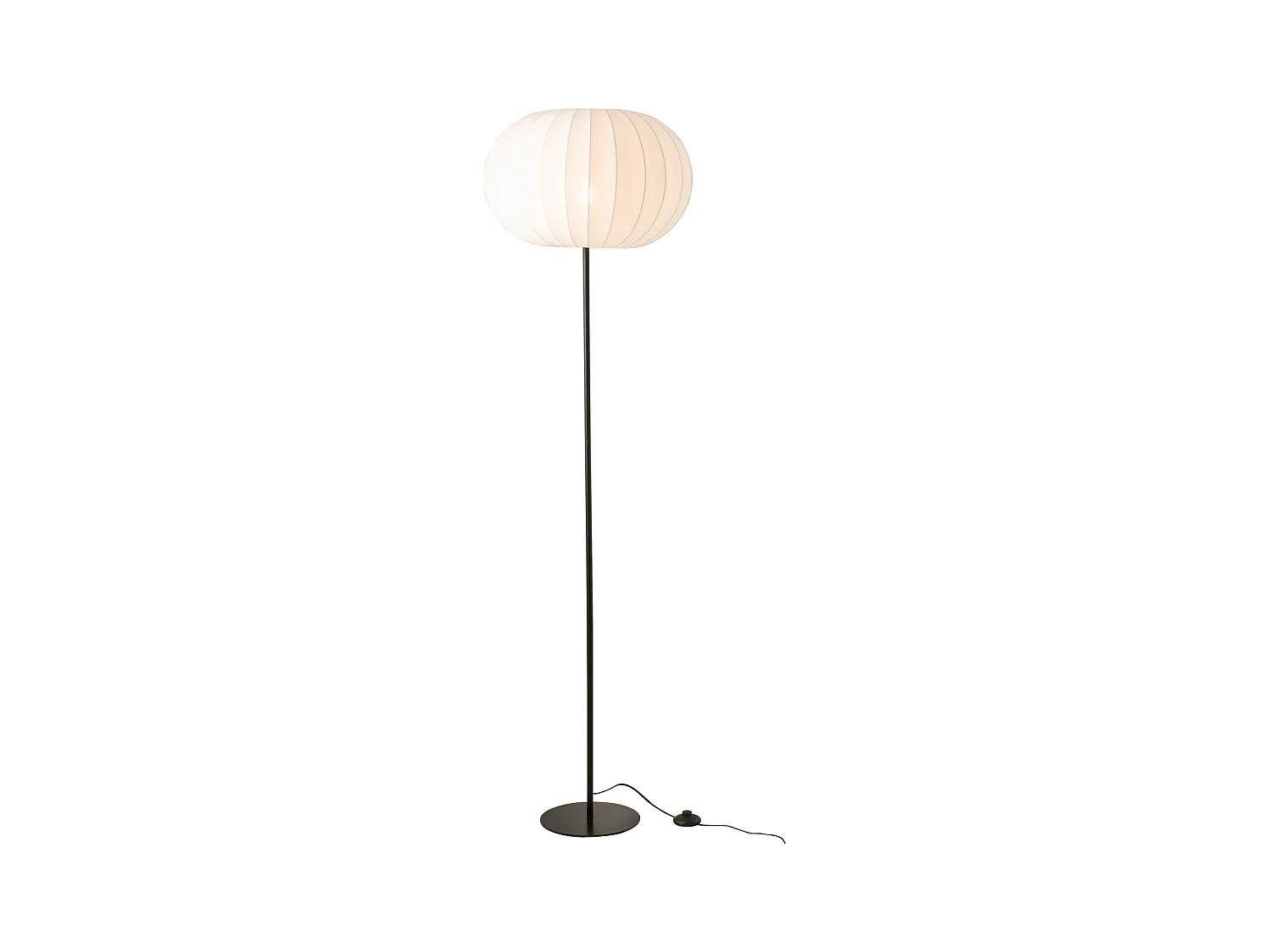 Lampadaire Lanterne en Métal "Shirley" 173cm Blanc