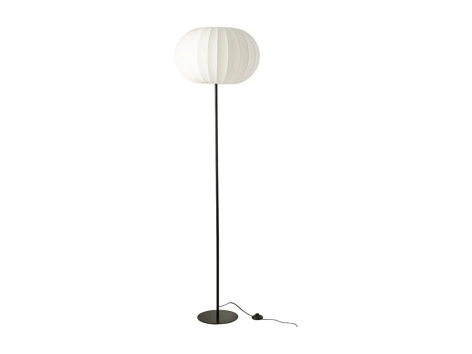Lampadaire Lanterne en Métal "Shirley" 173cm Blanc