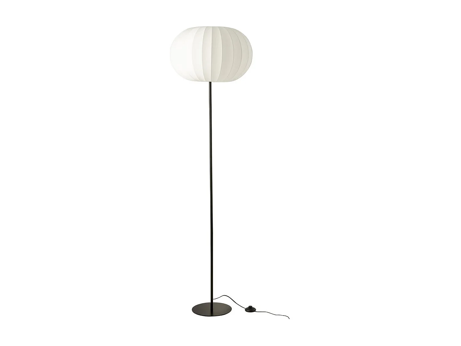Lampadaire Lanterne en Métal "Shirley" 173cm Blanc