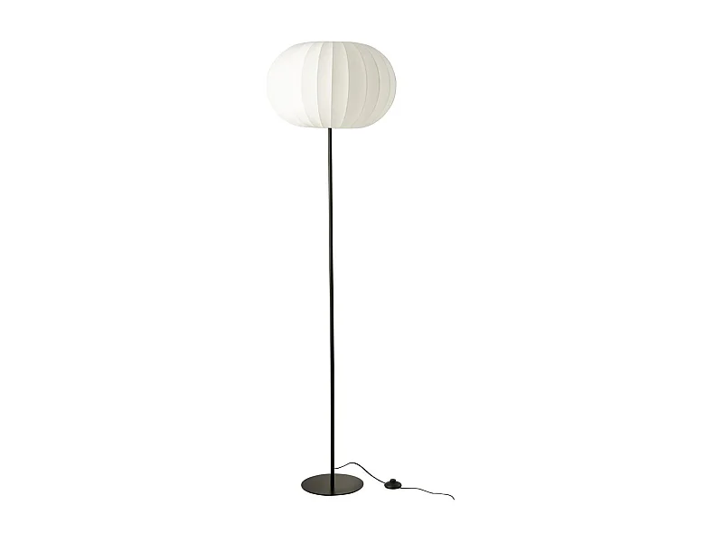 Lampadaire Lanterne en Métal "Shirley" 173cm Blanc