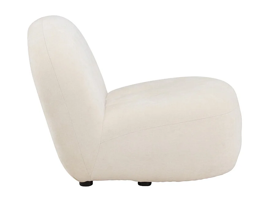 Omaha Sessel weiß, schwarz.