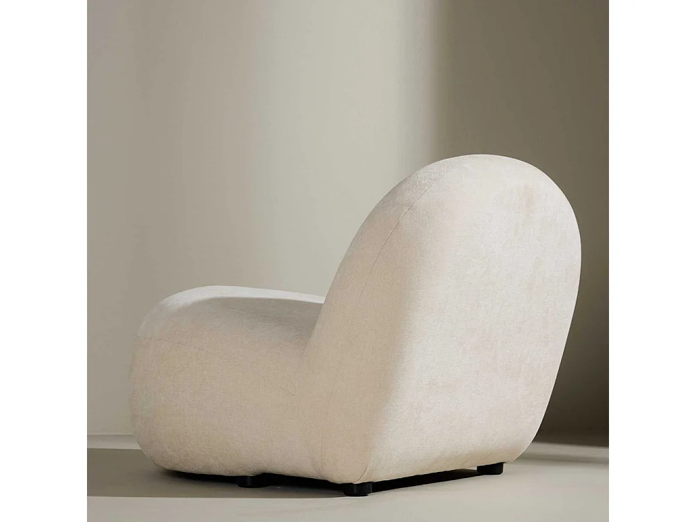 Omaha Sessel weiß, schwarz.