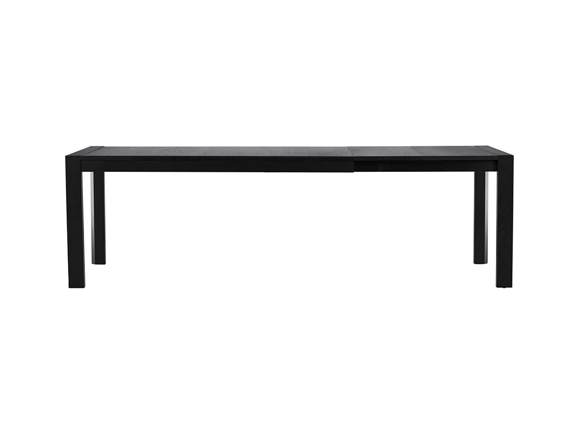 Table à Manger Extensible en Bois "Slider" 170-250cm Noir