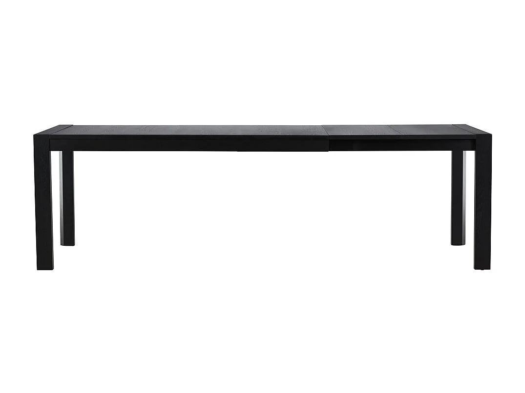 Table à Manger Extensible en Bois "Slider" 170-250cm Noir