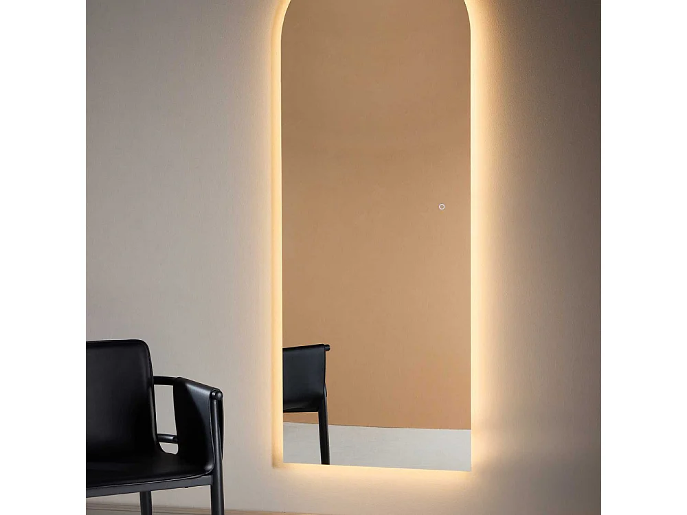 Miroir Design "Skeppsvik" 185cm Argent