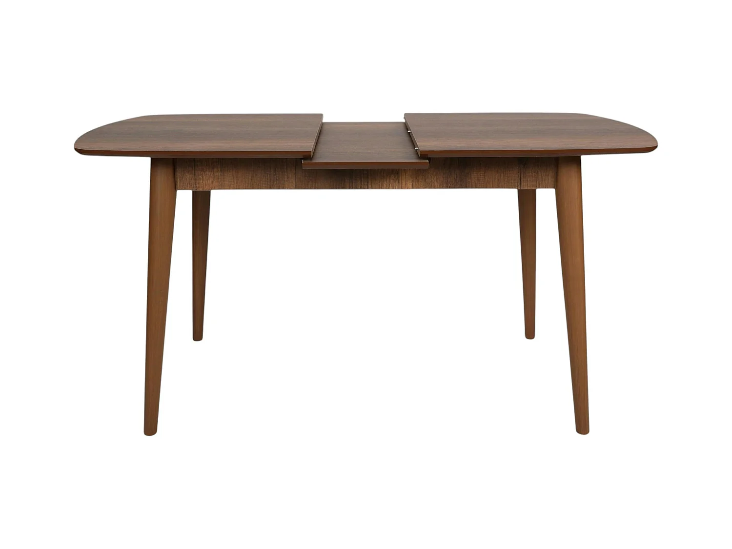 Table extensible vintage effet noyer 130-160 cm UMEA