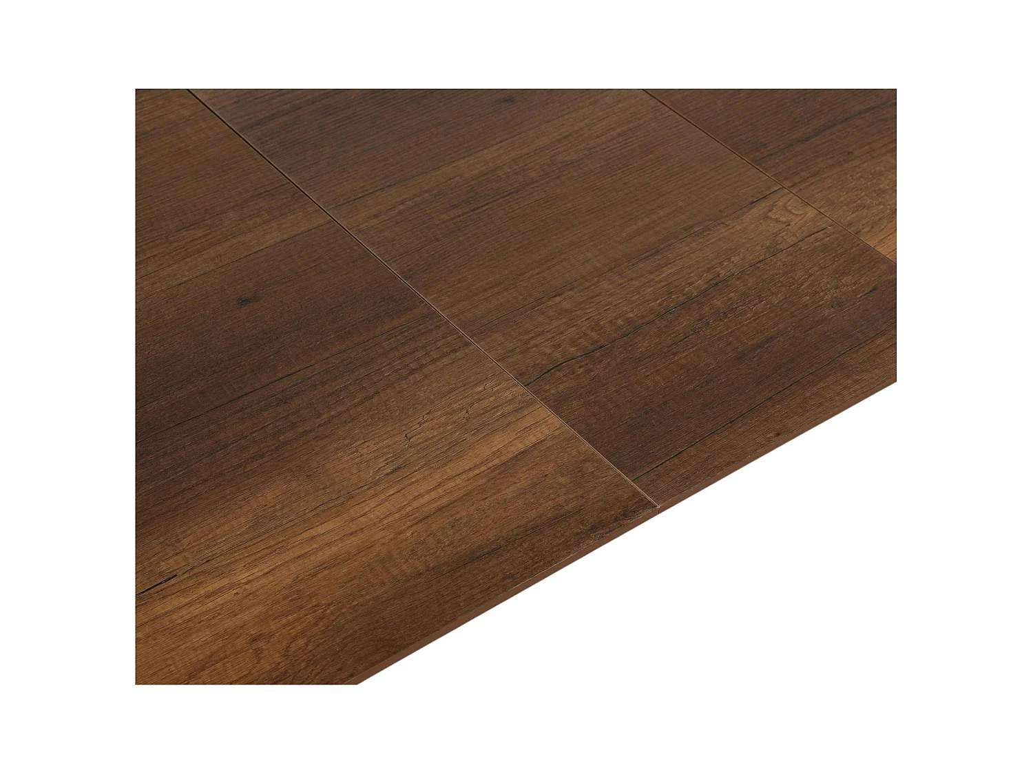 Table extensible vintage effet noyer 130-160 cm UMEA