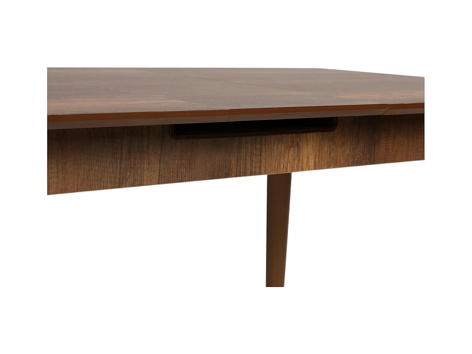 Table extensible vintage effet noyer 130-160 cm UMEA