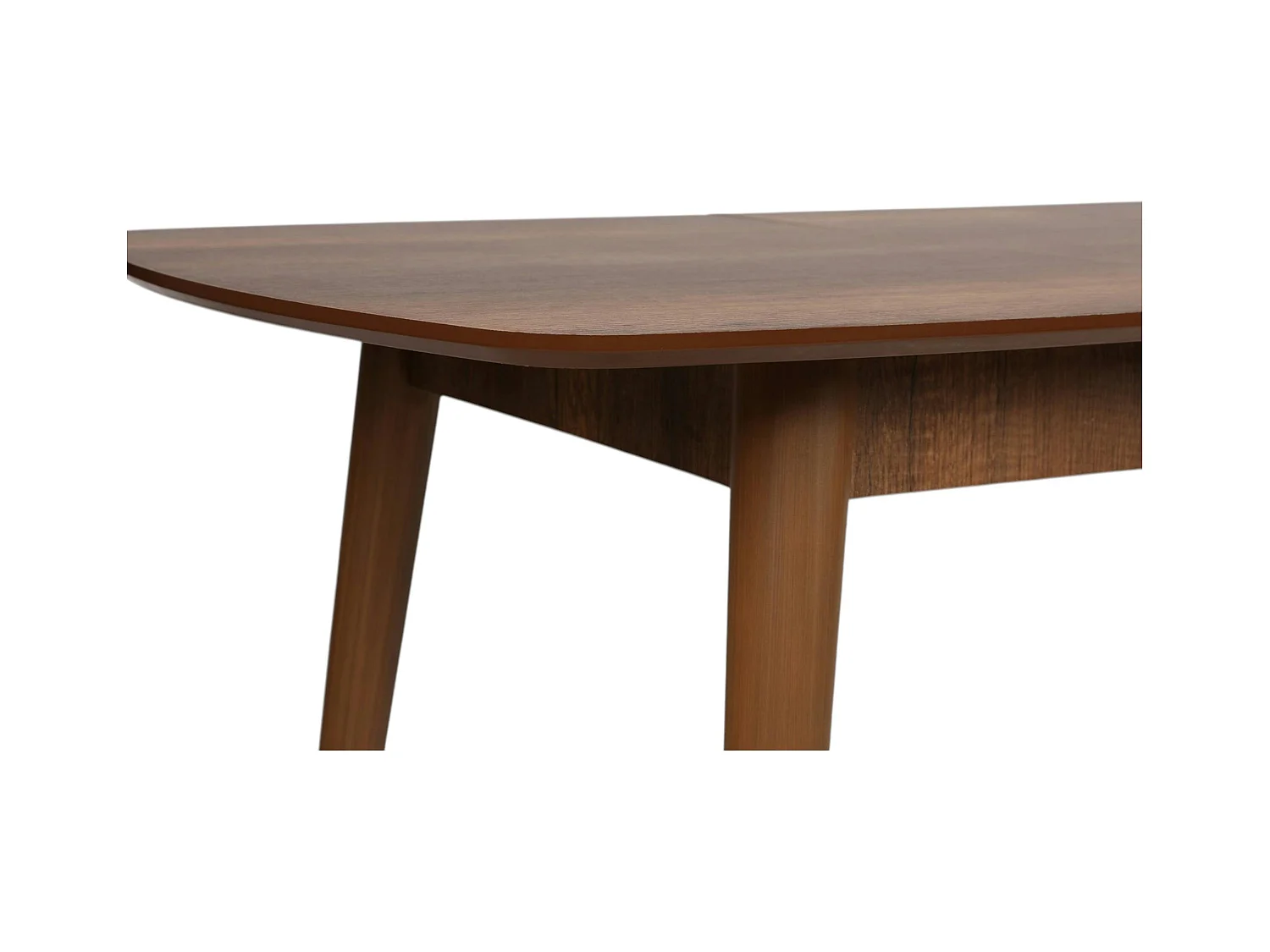 Table extensible vintage effet noyer 130-160 cm UMEA