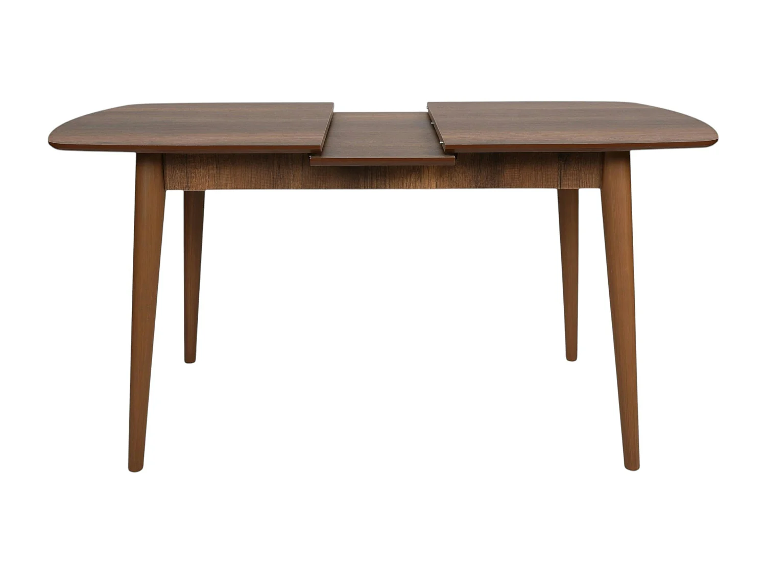 Table extensible vintage effet noyer 130-160 cm UMEA