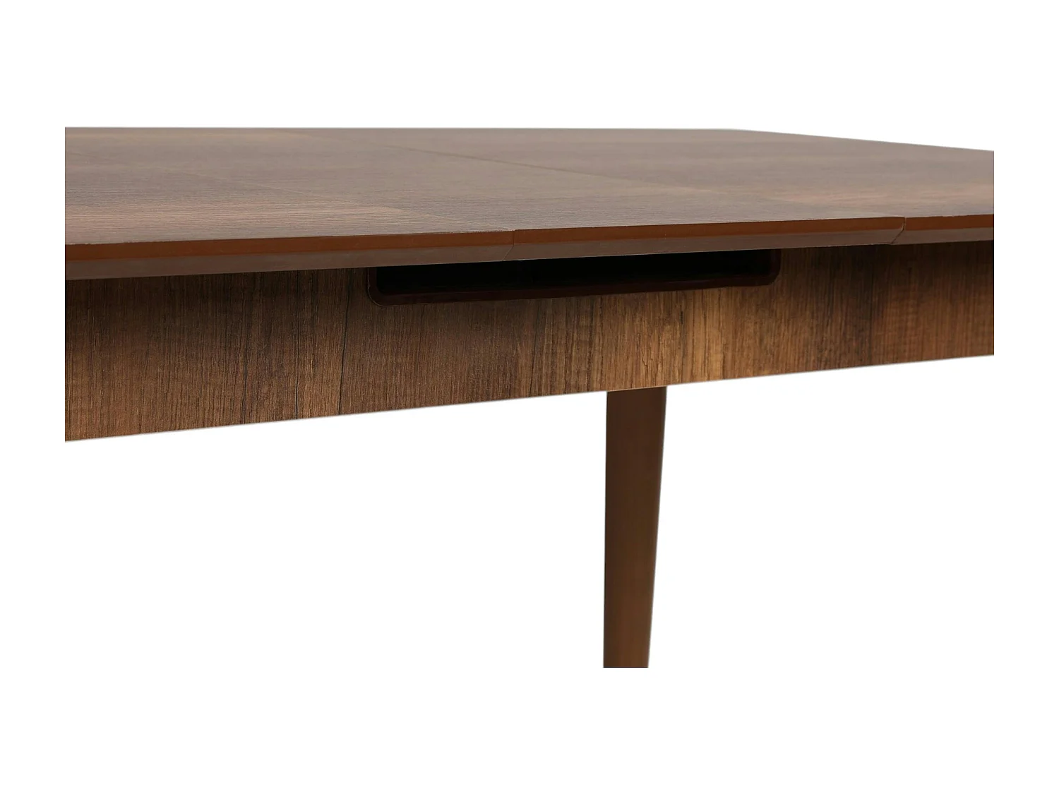 Table extensible vintage effet noyer 130-160 cm UMEA