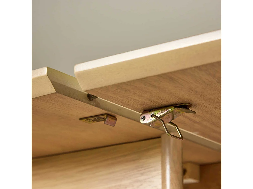 Table à Manger Extensible "Gilda" 110-150cm Naturel