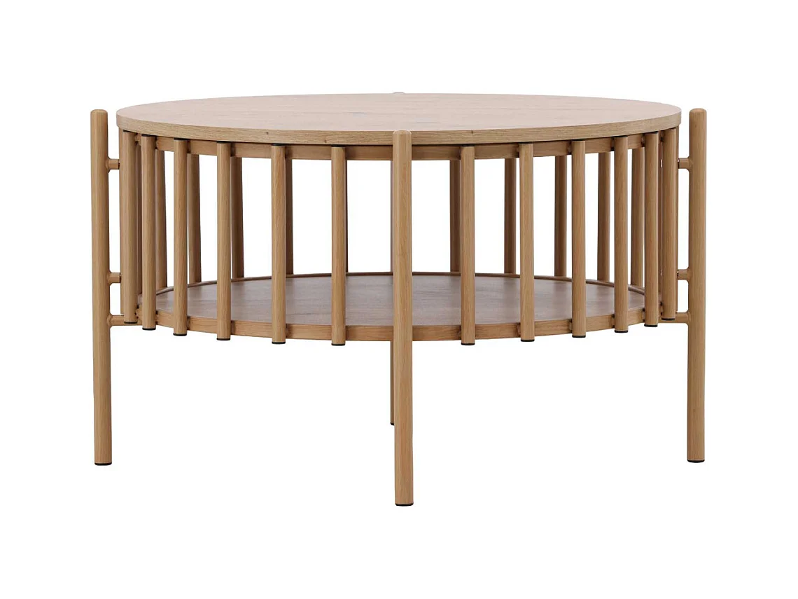 Table Basse Design "Rubbo" 80cm Naturel