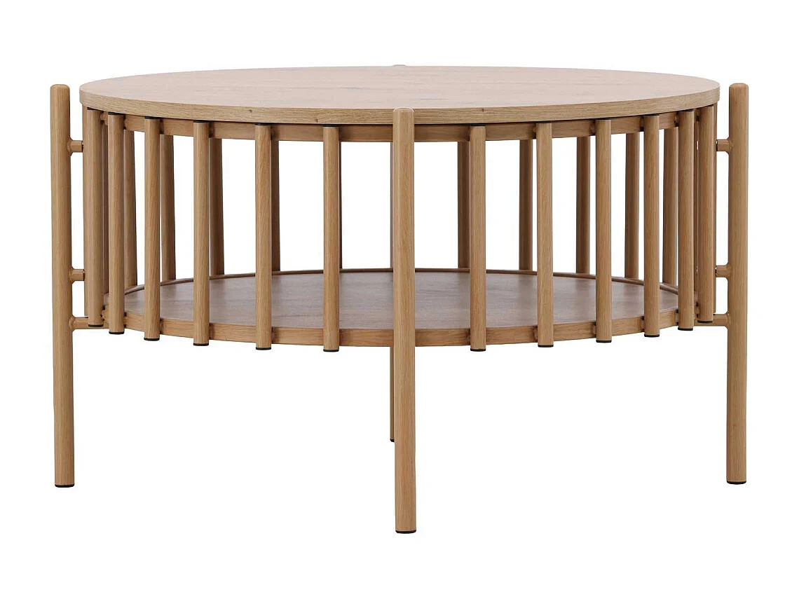Table Basse Design "Rubbo" 80cm Naturel