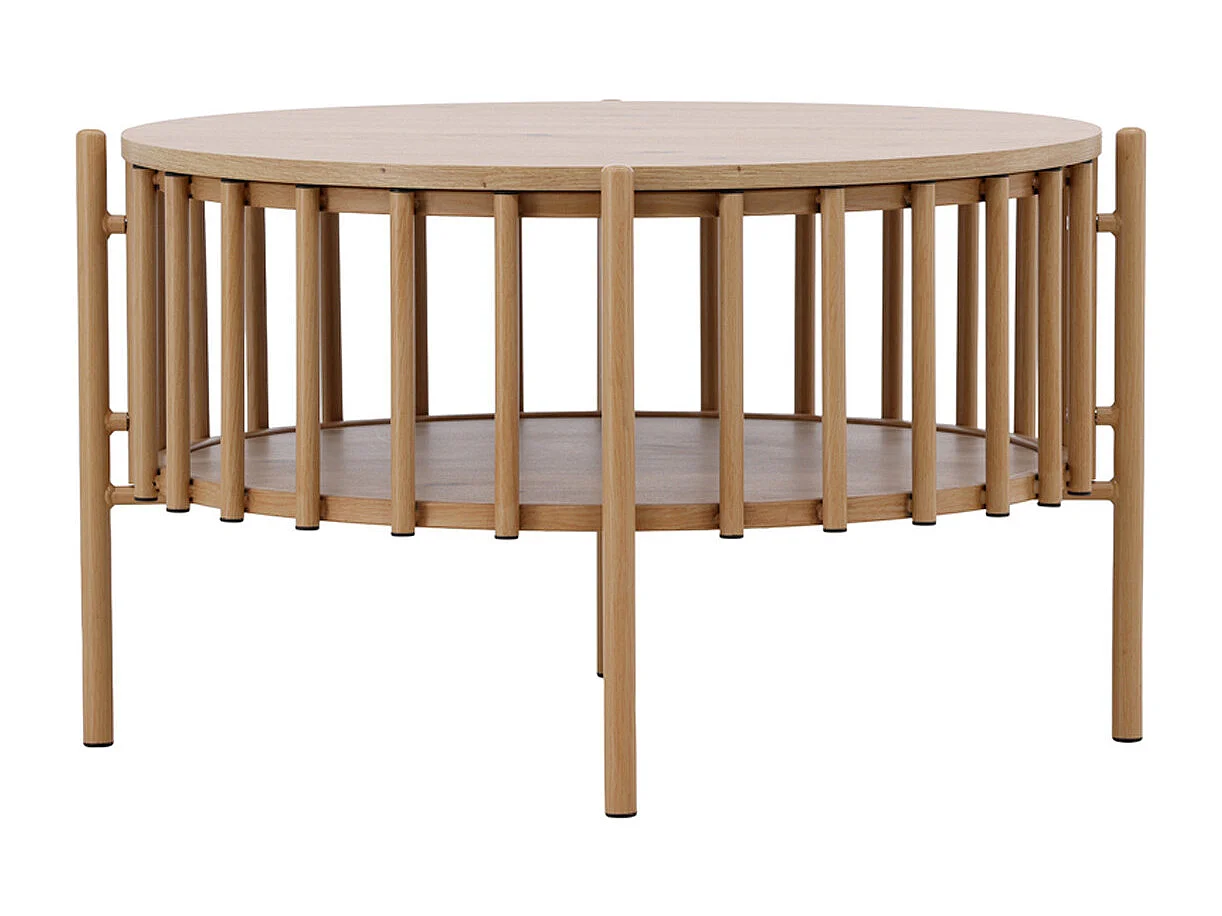 Table Basse Design "Rubbo" 80cm Naturel